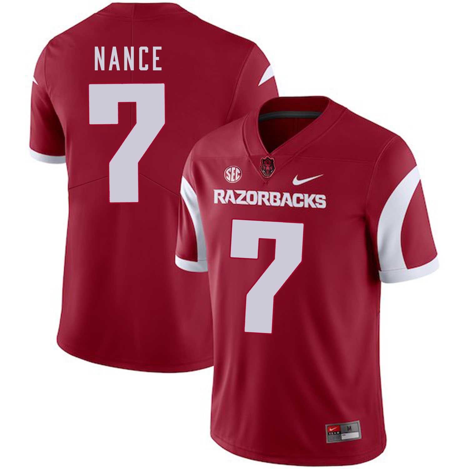 Arkansas Razorbacks 7 Jonathan Nance Red College Football Jersey Dzhi,We sell and wholesale Arkansas Razorbacks 7 Jonathan Nance Red College Football Jersey Dzhi on line form chian!